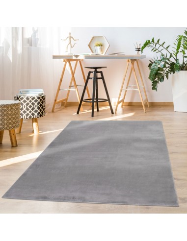 Tapis gris uni et doux - SIERA ouvre sa boutique