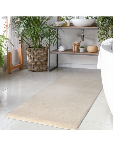 Tapis beige uni et douillet - MOON ou a consommer sur place