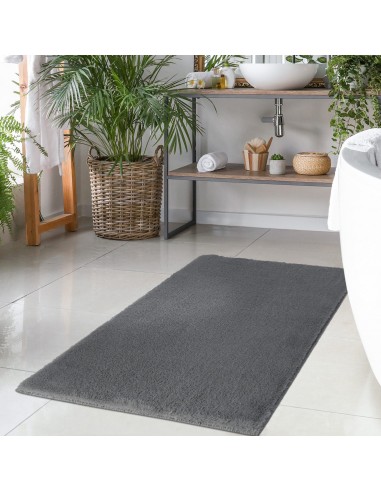 Tapis anthracite uni et douillet - MOON Venez découvrir notre 