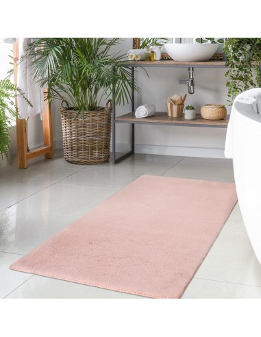 Tapis rose uni et douillet - MOON 50-70% off 