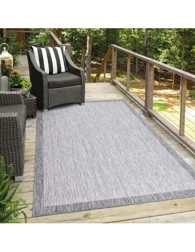 Tapis extérieur et intérieur gris à motif discret - COSTA de l' environnement