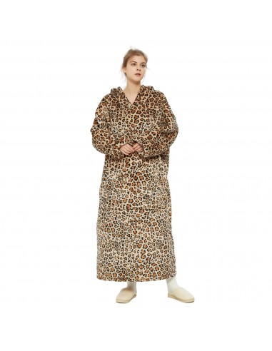 Leopard Sleeve Throw - Jättepläd i fleece Par le système avancé 