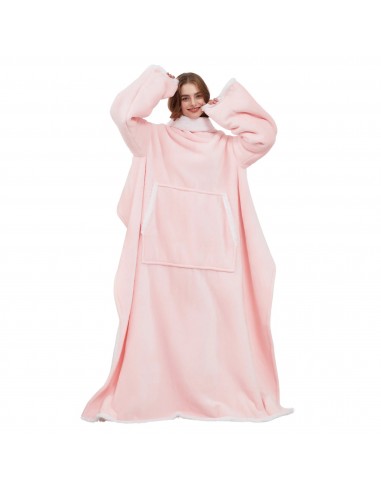 Giant Pink Cocooning Throw - Mysig filt med fleecefoder le concept de la Pate a emporter 