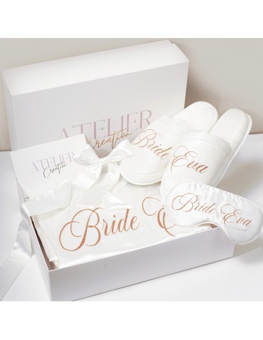 Bride box Ensemble 3 pièces brillant des détails fins