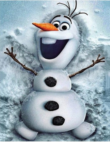 Olaf le Bonhomme de Neige de France