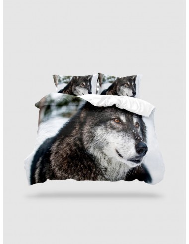 housse de couette  loup 220x240 Voir les baskets