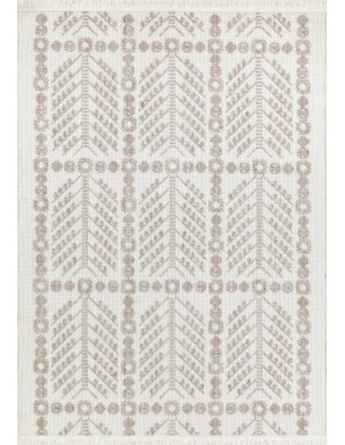 Tapis ivoire motif berbère en relief - BALI prix pour 