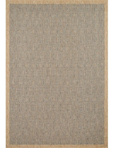 Tapis jute motif bleu - IBIZA prix pour 