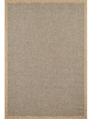 Tapis jute motif graphique bleu - IBIZA ouvre sa boutique