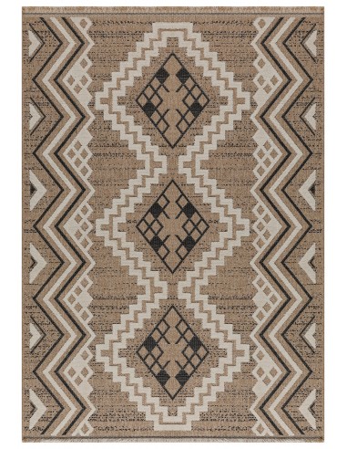 Tapis jute avec motif géométrique - CANCUN 2 - 3 jours ouvrés.