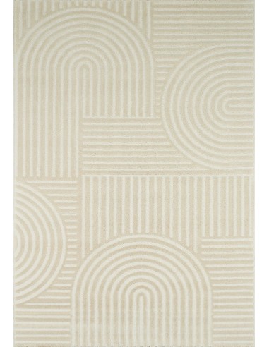 Tapis motif en relief crème - NAIROBI store