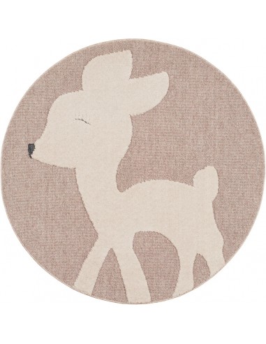 Tapis enfant biche rond - COPENHAGUE destockage