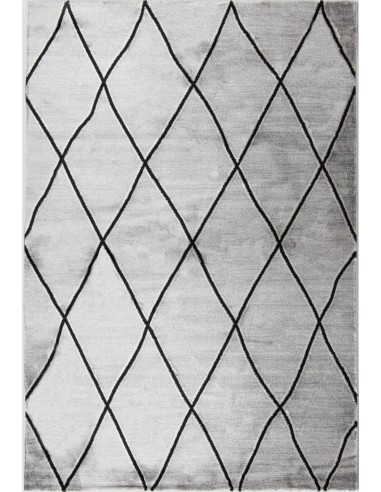 Tapis gris motif losange en ligne des produits 