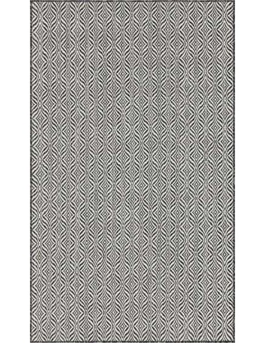 Tapis indoor outdoor noir et blanc Fin de série