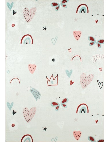 Tapis coeur rose - DAKAR acheter en ligne