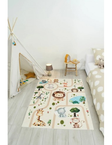 Tapis motif animaux - DAKAR en linge