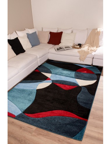 Tapis MILANO 1041 bleu : MIL1041BLE est présent 