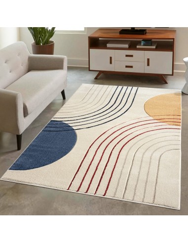 Tapis contemporain aux motifs abstraits multicolor - LIAH livraison et retour toujours gratuits