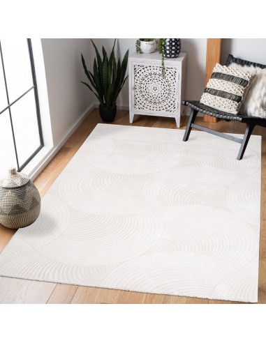 Tapis motif discret blanc - PRIA Venez acheter