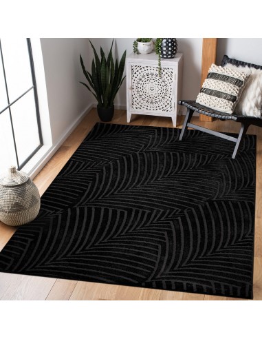 Tapis motif discret anthracite - PRIA plus qu'un jeu 