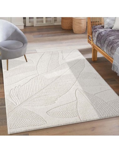 Tapis crème à motif végétal - ELENE 2023